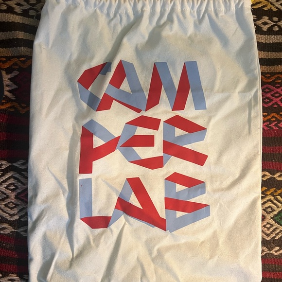 Camper Lab White Leather Slip-On Loafers with Flat Rubber Sole - Picture 7 of 7